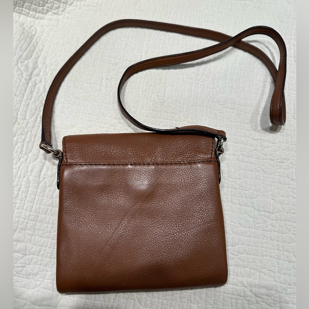 Calvin Klein women’s brown leather crossbody wallet purse - Picture 6 of 9